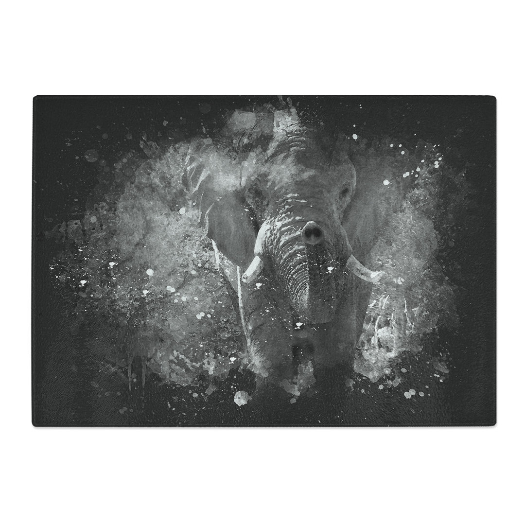Tempered Glass the Majestic Elephant Chopping Board
