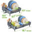 Égouttoir à vaisselle réglable en acier inoxydable-92917002