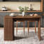 Îlot de cuisine 59 po en bois avec rangement, table de bar rectangulaire avec tiroir et support à vin-1670852406-1658469893