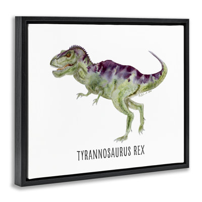  Tyrannosaure, Rex, dinosaure, art mural sur toile par Brett Blumenthal