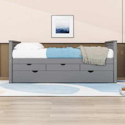 Twin Daybed with Trundle and Drawers