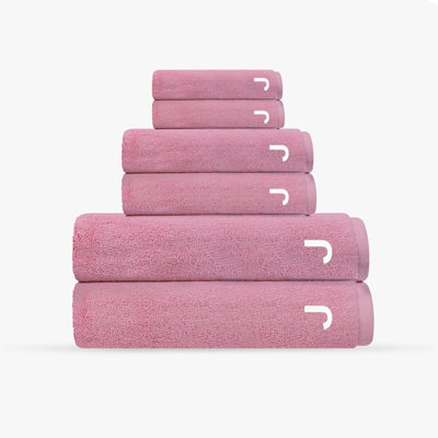 Monogrammed Cloer 6 pcs Turkish Towels Set