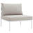 Harmony 8-piece Outdoor Patio Aluminum Sectional Sofa Set-897256207