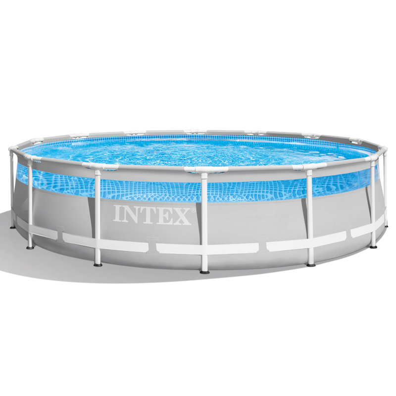 Intex 14Ft X 42In Prism Frame Clearview Premium Pool Set, Age: 6+
