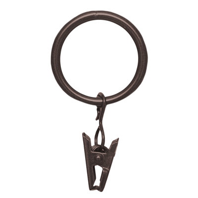 Wayfair Basics Steel Drapery Clip Rings