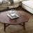Solid Wood Octagonal End Table Coffee Table