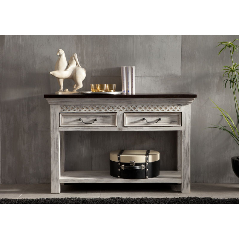 Castle 115cm Solid Wood Console Table