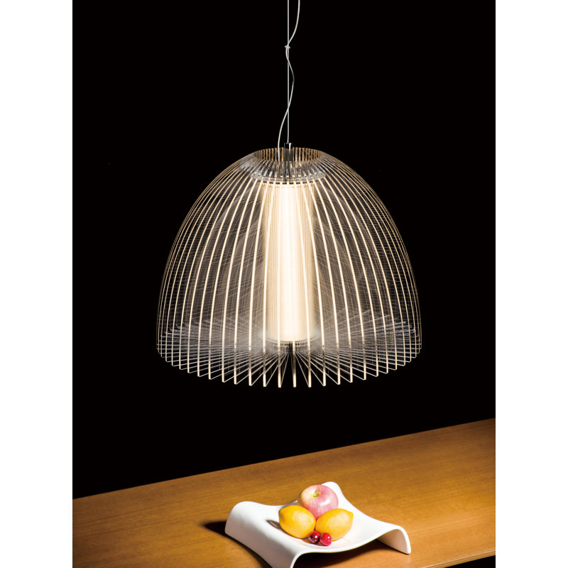 Dewanda 1 - Light Chrome LED Dome Pendant