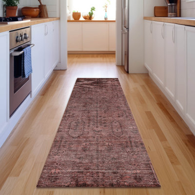 Premium Machine Washable Prisco Paprika Rug