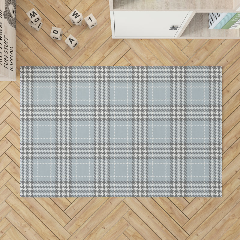 Tapis de jeu Christopher's, Bleu, Rectangle 5 pi x 7 pi