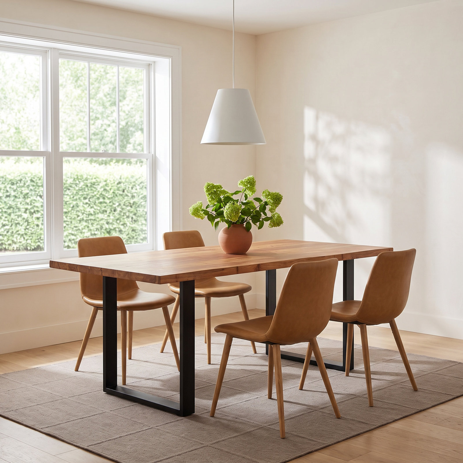 Hemma 72" Acacia Dining Table, Natural