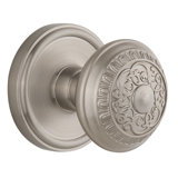 Grandeur Georgetown Rosette Double Dummy with Windsor Door Knob