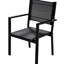 Mobilier d'extérieur en acier de construction - Style moderne pour la terrasse, le balcon, la cour arrière, la table en U et les chaises à 6 sièges,-2030784598