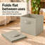 Set of 6 Collapsible Fabric Cube Boxes 27cm Foldable Bins for Toys-795245825
