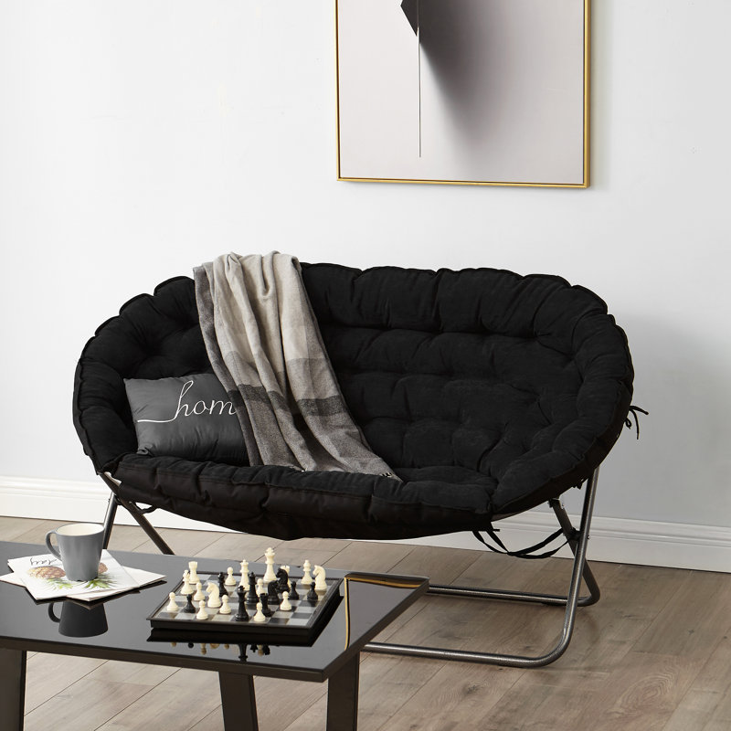 Canapé Papasan, Noir