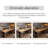 Wood color Rectangular Hight adjustable Solid wood Desks-108173200