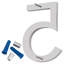 24 in. Flat Floating Mount House Number-1752730951-1747342044