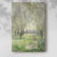 Femme assise sous les saules - Toile tendue avec châssis par Claude Monet-1138731924