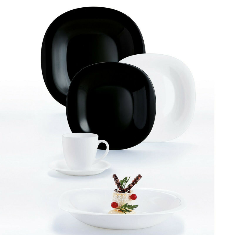 Piece Glass Dinnerware Set - Service for 6