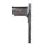 Aluminum Post Mounted Mailbox with Magnetic Closure