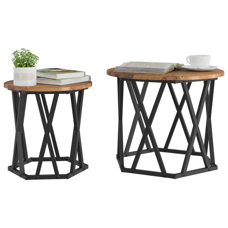 Coffee Table, Brown, 40cm H x 50cm W x 50cm D