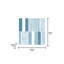 Carreau de vinyle 12 po x 12 po x 0,06 mm Azure