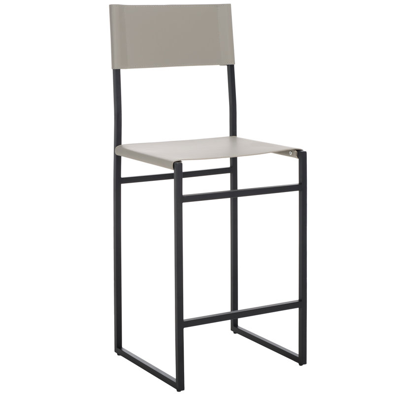 Tabouret de bar et de comptoir Fairbanks, Gris clair, Tabouret de bar (siège d'une hauteur de 30 po)
