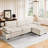 Oversized modern comfy comfy sofa with Ottoman-867979012