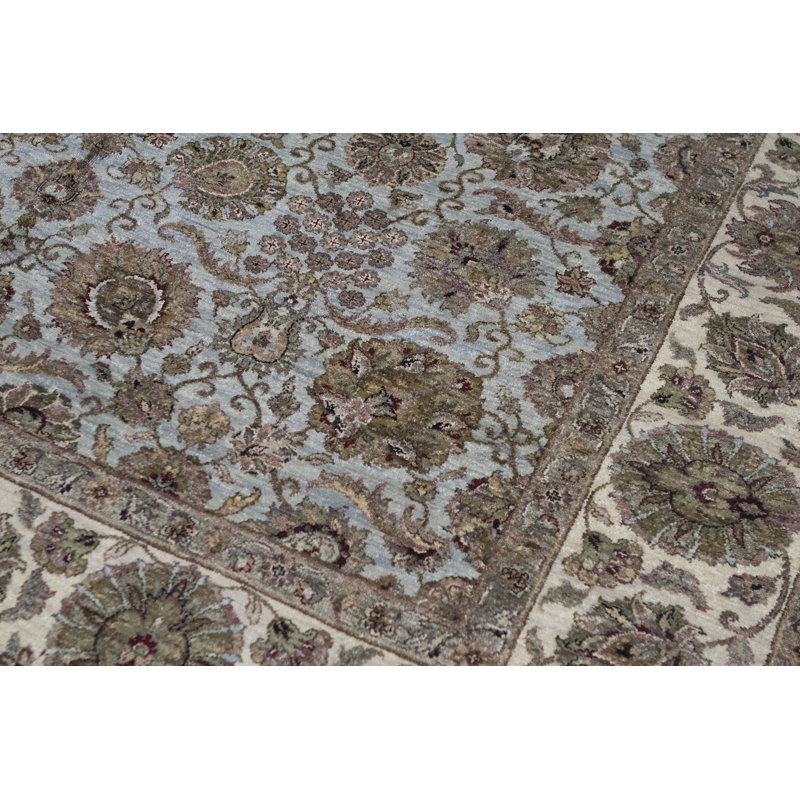 Wool Oriental Area Rug, Rectangle 7'11" x 8'11"