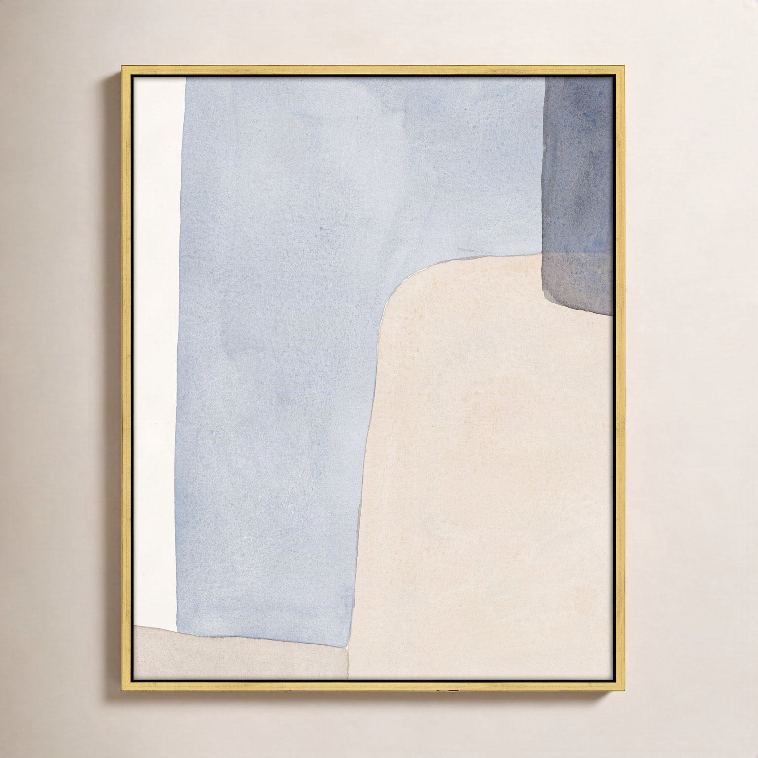 Dreamy Hues Painting by Julia Balfour, 38" H x 30" W x 1.4" D, Gold Framed Canvas