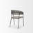 18.87'' H Upholstered Metal Dining Chair-1236126906