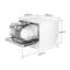 6.5L Freestanding Compact Dishwasher with LED display-121457974