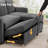 Ebern Designs 81" Convertible L Shaped Couch Sofa Sleeper With Reversible Chaise With Storage And Side Pockets-649564502