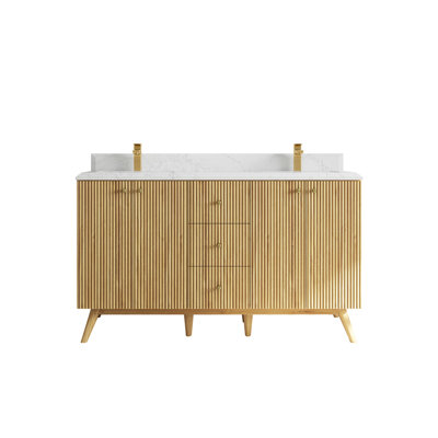 Ensemble de meuble-lavabo double 60 po Kwadwo