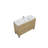 Buyce 48'' Single Bathroom Vanity with Ceramic Top
