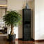 Armoire de rangement avec 2 portes de grange et 1 tiroir-2081224215