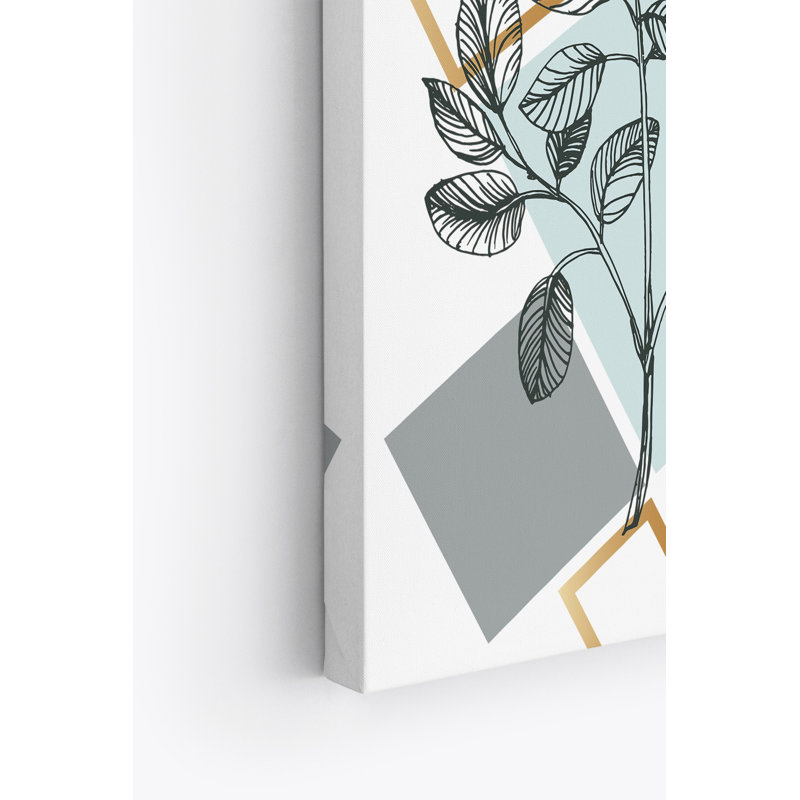 Peinture décorative sur toile, H 23,6 po x l 15,7 po