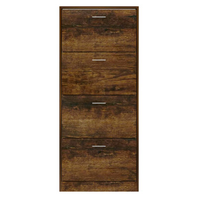 12 Pair Flip Down Shoe Storage