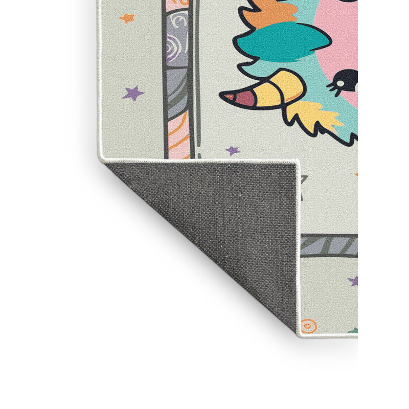 Tapis de vacances d'Halloween The Holiday Aisle®, Rectangulaire 8 pi x 10 pi