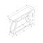 Table d'appoint contemporaine en stratifié brun