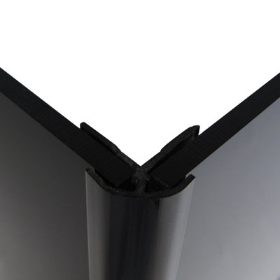 0.8" x 96" Wall Paneling in Black