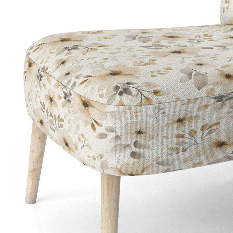 Chaise d'appoint rembourrée French Country, Chaise d'appoint sans accoudoirs