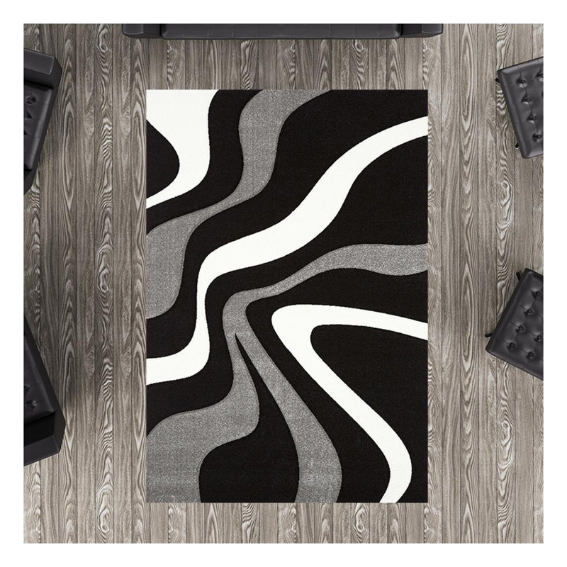 Moriaty Geometric Area Rug, Rectangle 80 x 150cm