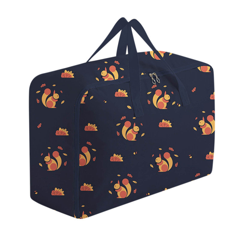 Extra Large Reusable Storage Bags With Strong Handles & Zippers, Heavy Duty Washable Moving Bag, Closet, Underbed Organizer For Bedding, Blanket