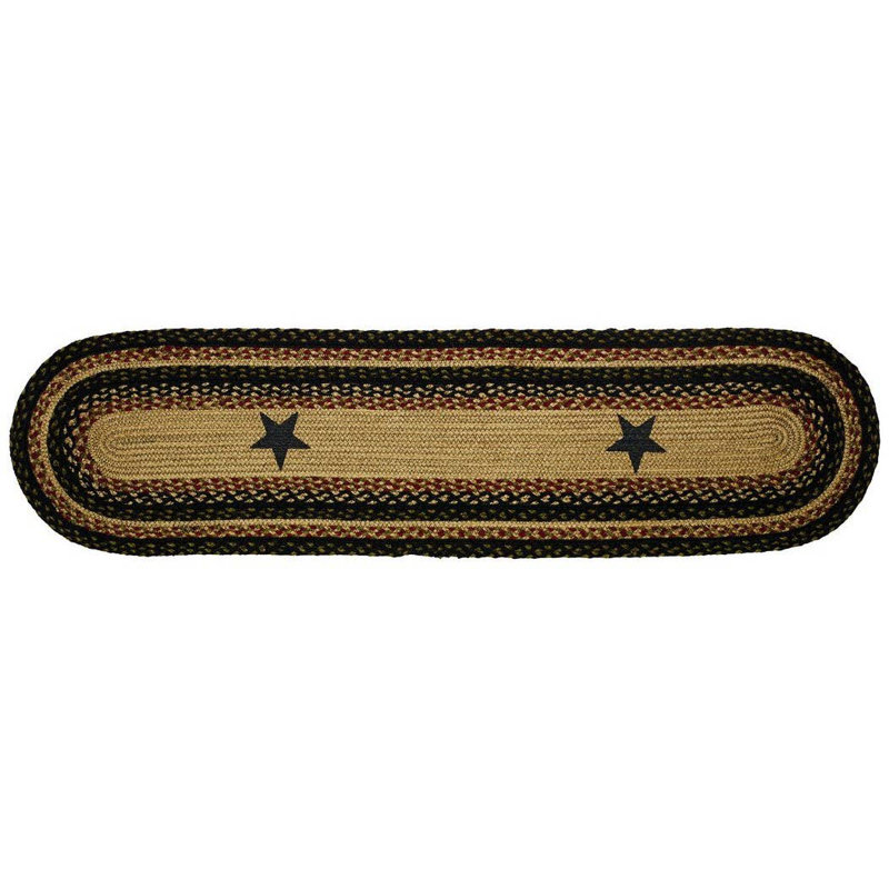 Tapis Carlia, Noir / rouge / beige / vert