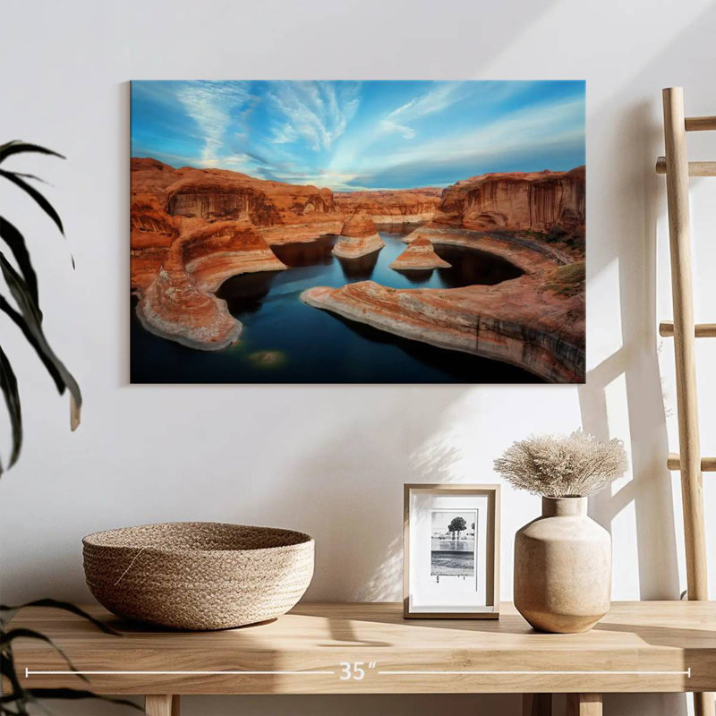Serene Reflection Canyon, 16" H x 24" W