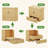 Farmhouse Murphy Bed With Storage,Murphy Bed Cabinet With Build-in Charging Station For Bedroom,Guest Room-695913877-695913879