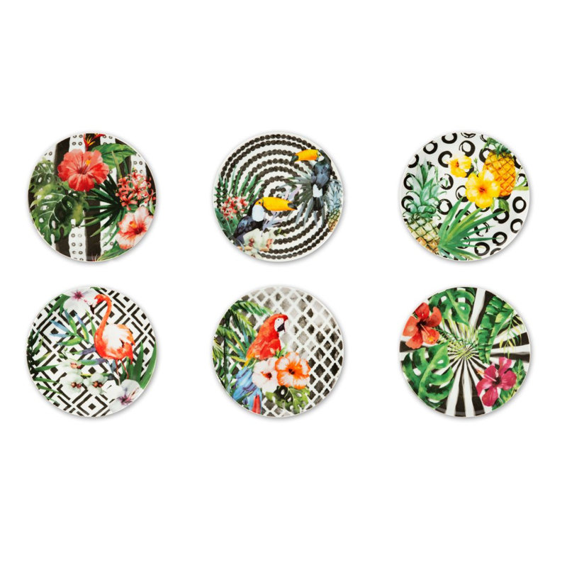 Tropical Chic 15cm Porcelain Appetiser Plate