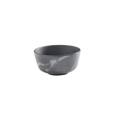 BOUILLON CUP, MEL, GRAY MARBLE, MATTE, 10 OZ.
