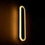 Matte Black Integrated LED Outdoor Bulkhead Light